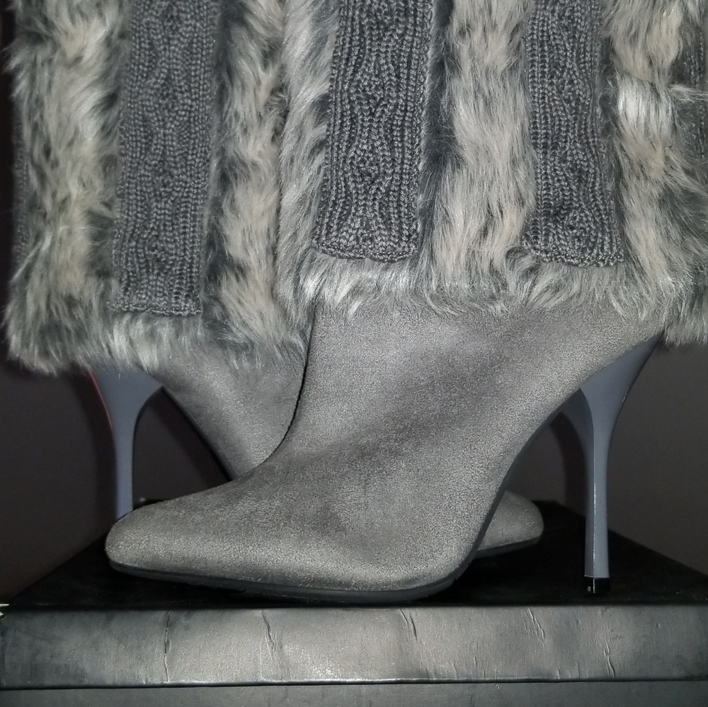 Nina ANNI Faux Fur Boots SZ 9M